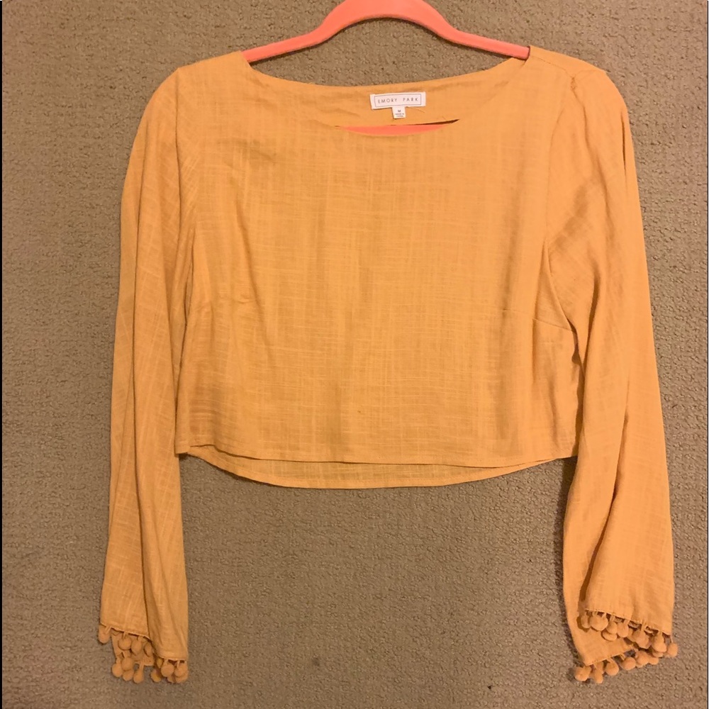 Long sleeve crop